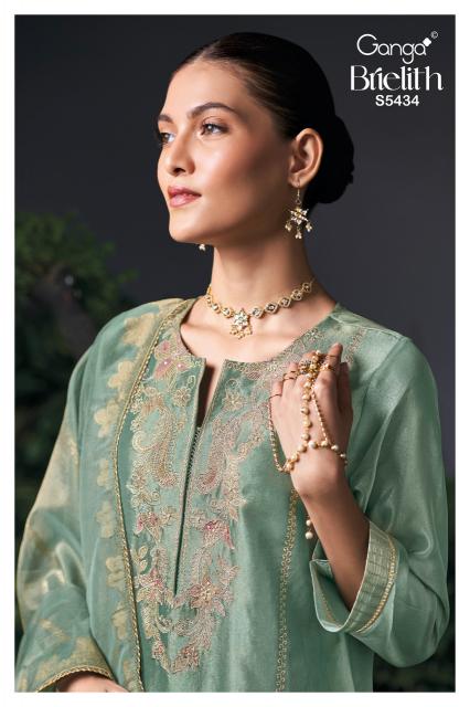 Ganga brielith 5434 wholesale dress material in delhi